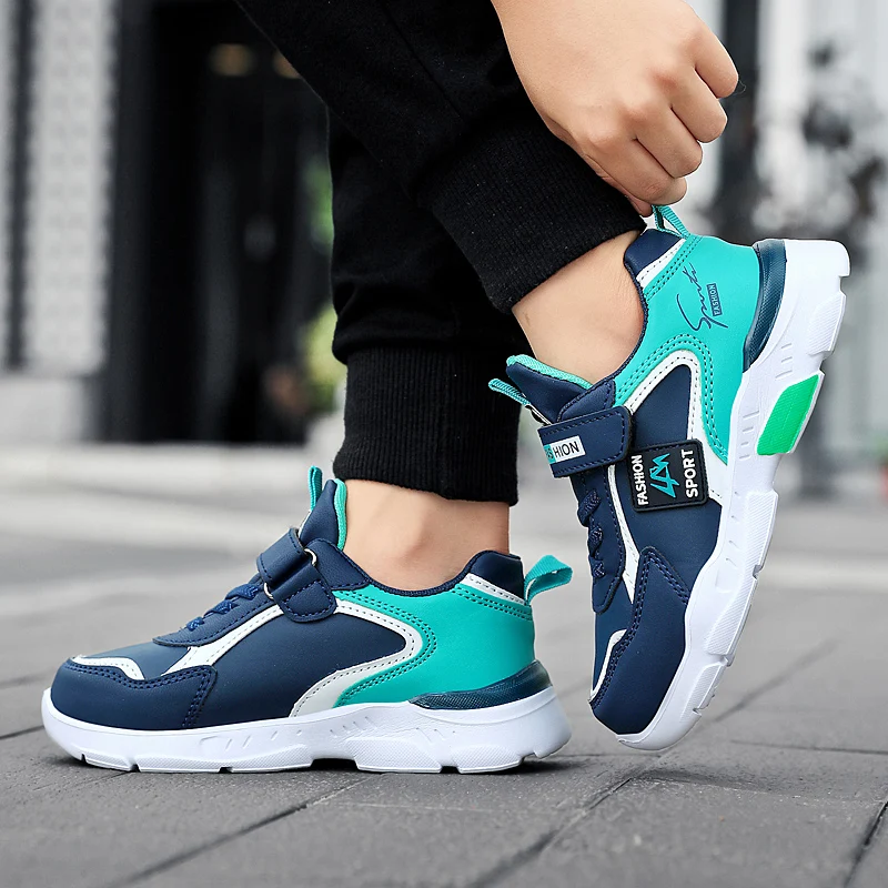 Vier Jahreszeiten Kinder Turnschuhe Leichte rutschfeste Sportschuhe Outdoor Bequeme 5-16 Jahre alte Kinder Jungen Walking Laufschuh – Detail 9