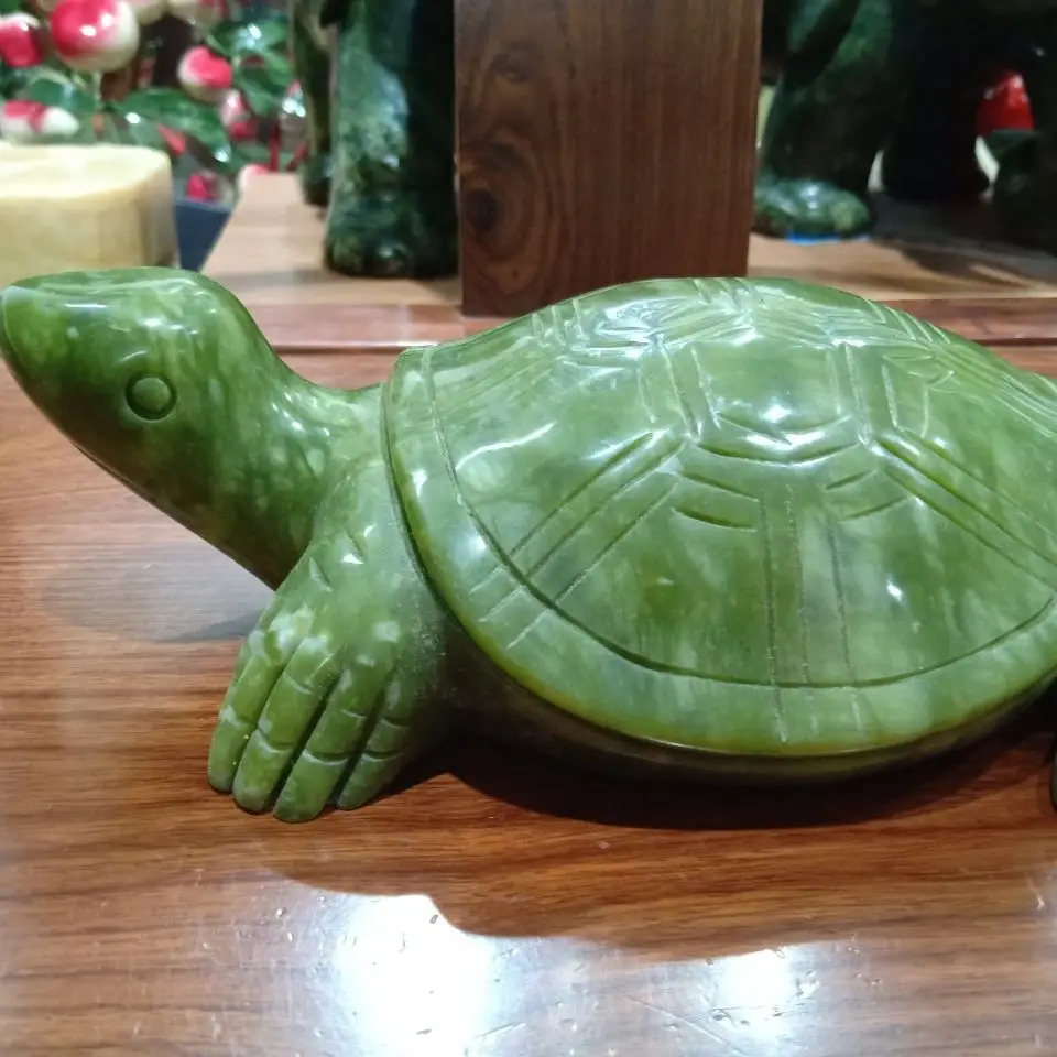 8cm natural blue jade turtle jade ornament turtle home decoration