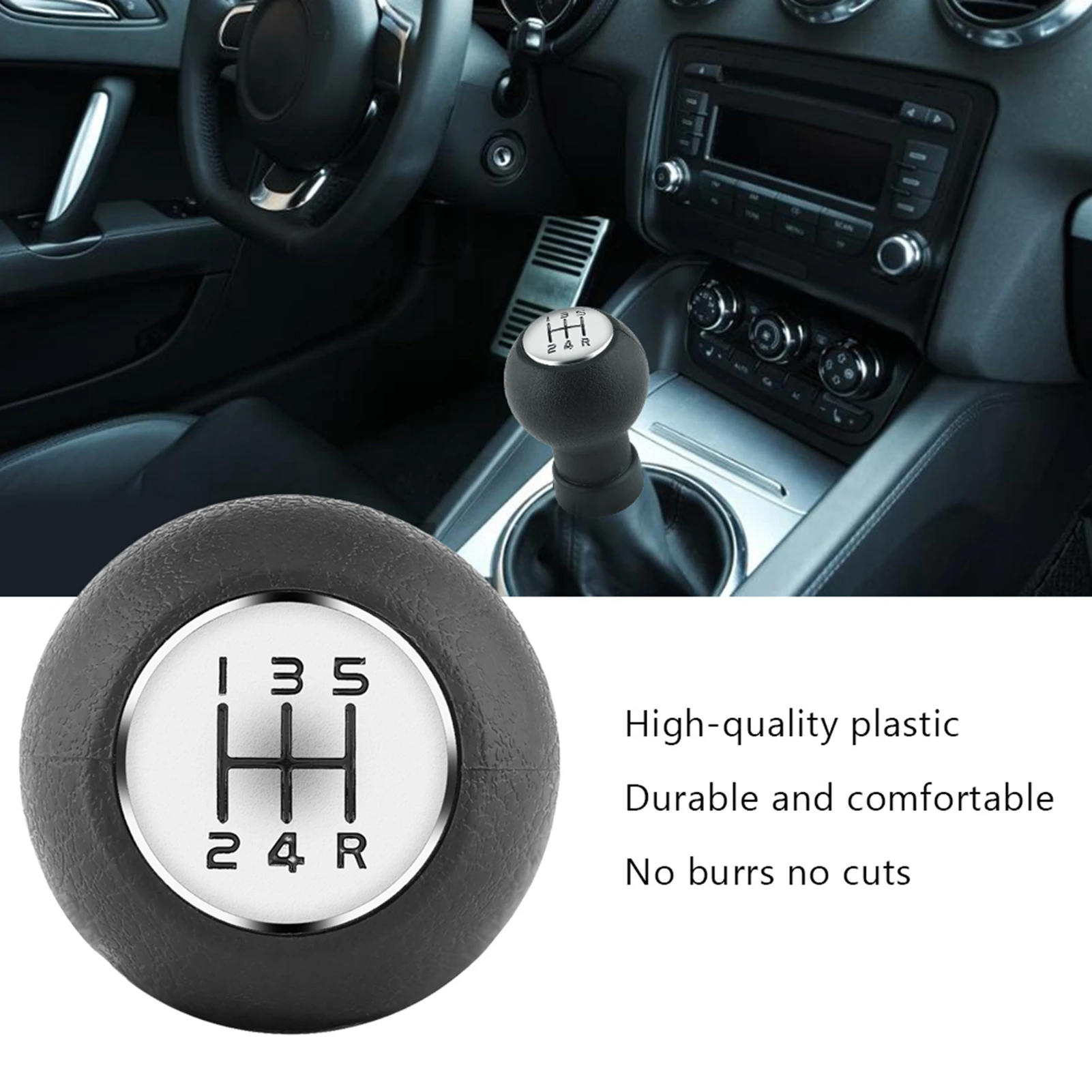 5 Speed Gear Shift Shifter Knob Stick Head for Suzuki Swift SX4 2005-2010