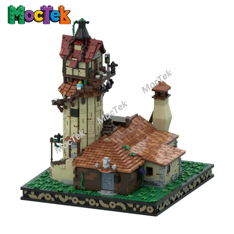 

Zelda Hateno Ancient Tech Lab MOC Set, Breath of The Wild Research Laboratory Building Blocks, Detailed Model for Hobby