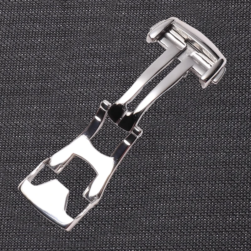 Replacement Omega Watch Buckle Original Style Folding Clasp for Seamaster De Ville Speedmaster Leather Bands