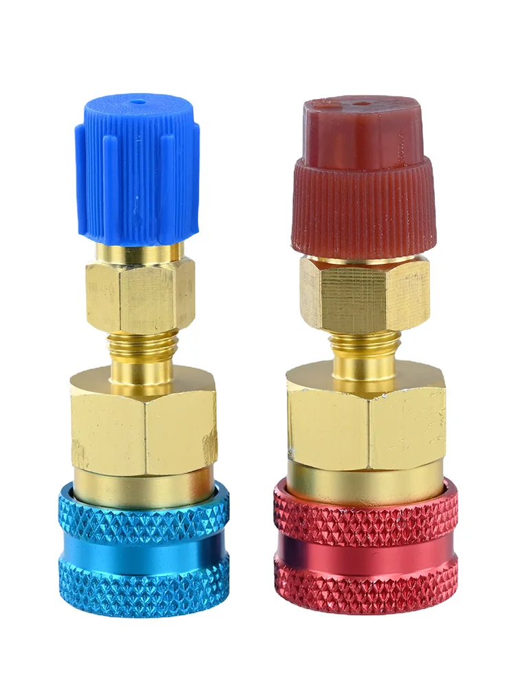 

Aluminium Convenient To Use Quick Coupler Adapter Car AC Parts Precise Thread Processing Reliable Connection Sturdy