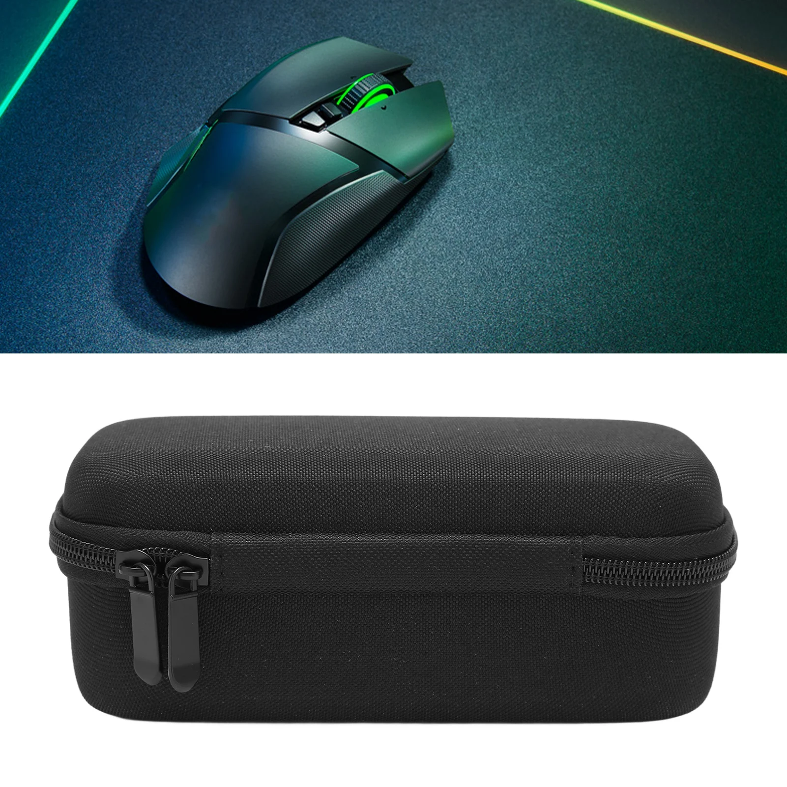 Wireless Mouse Case Waterproof Shock Resistant Black Wireless Gaming Mouse EVA Travel Case for Razer Basilisk Ultimate