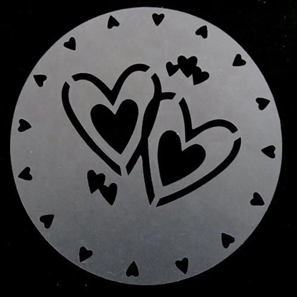 Flower Edge Sugar Sieve Fondant Decorating Tool Plastic Bakeware Template Spray Molds Cake Decorating Tool Cake Stencil Set