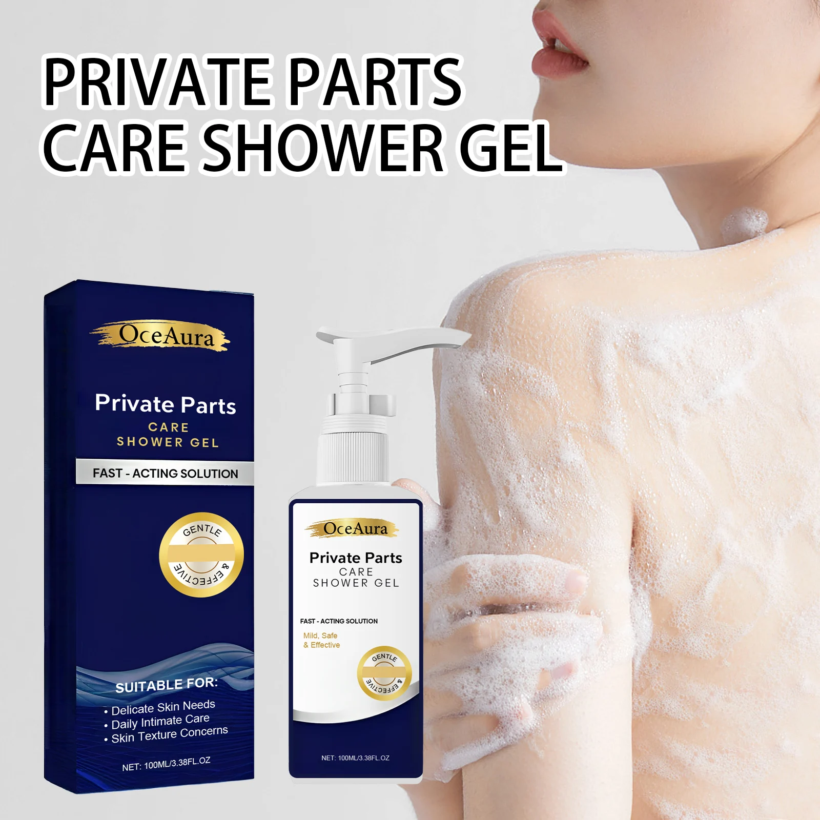 

Гель для душа OceAura для ухода за телом обеспечивает тепло и уход за телом, гладкую кожу, нежный и увлажняет.