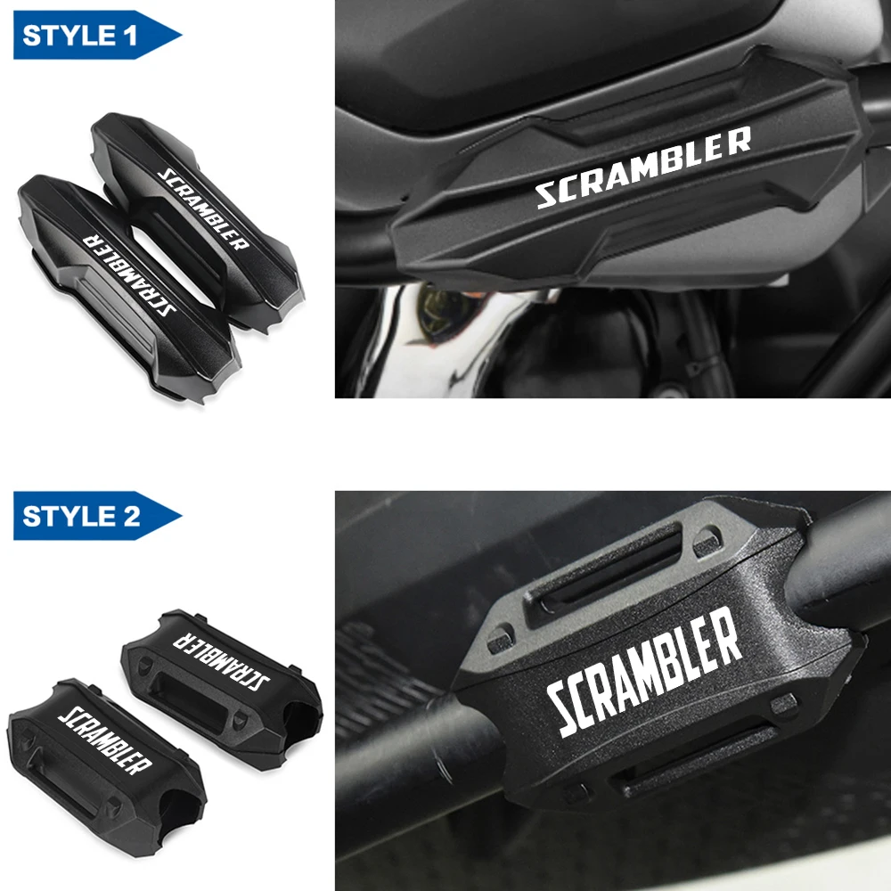 

For DUCATI Scrambler 400 800 1100 Classic/Icon/Full Throttle/Urban Enduro 2015-2024 25mm Crash Bar Bumper Engine Guard Protector