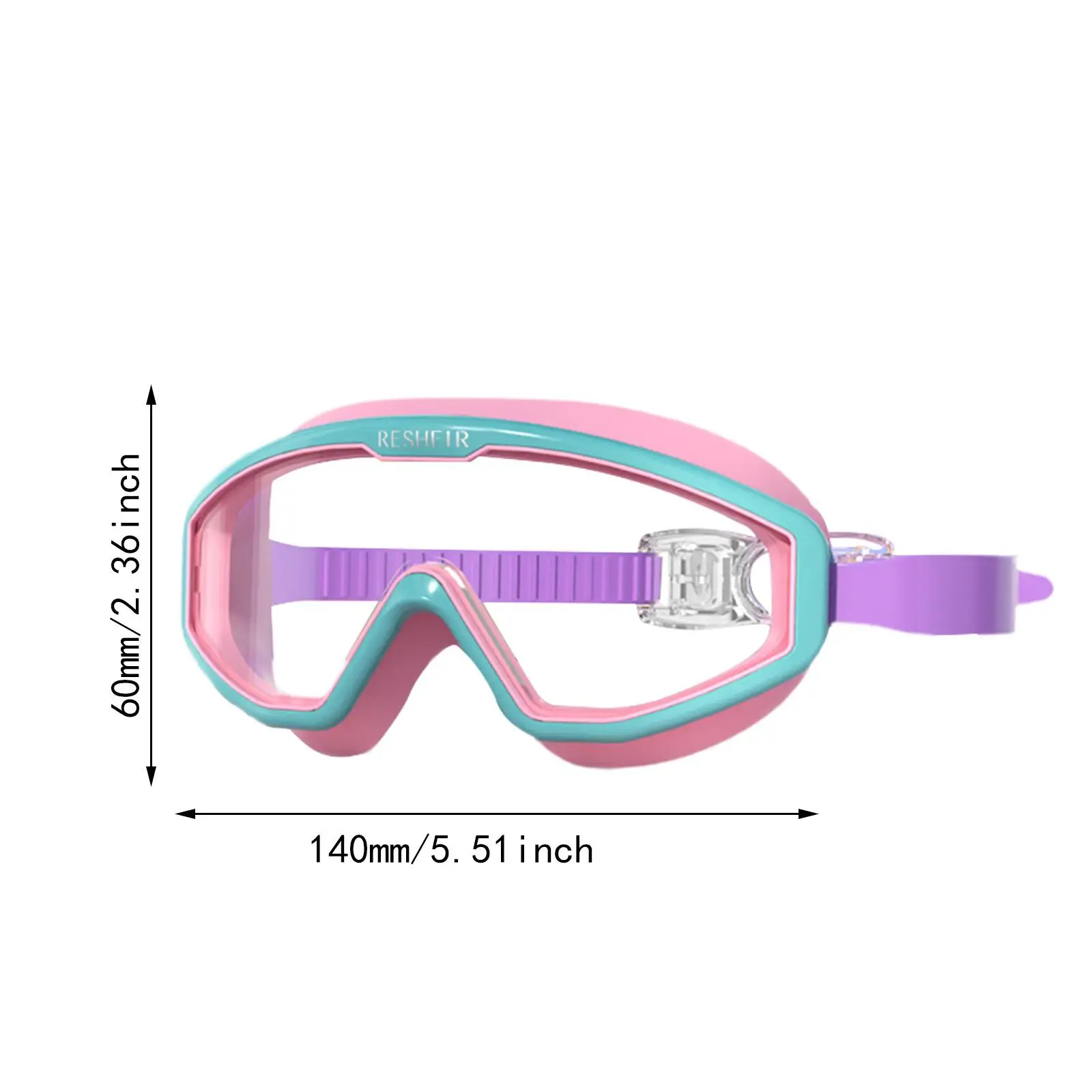 نظارات السباحة للأطفال لحمام السباحة والرياضات المائية والغطس
