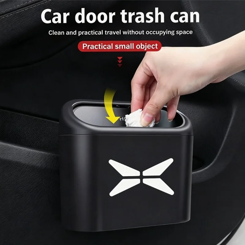 Car Door Trash Can Auto Door Hanging Garbage Bin Auto Interior Garbage Storage Box For XPENG G6 G9 P7+ X9 G7