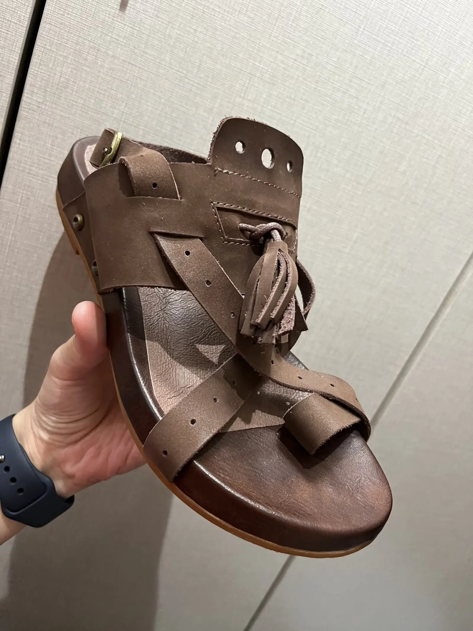 Artmu moda kobiety sandały oryginalne skórzane klapki klamerka do butów sandały Gladiator buty Sandalias płaskie sandały plażowe