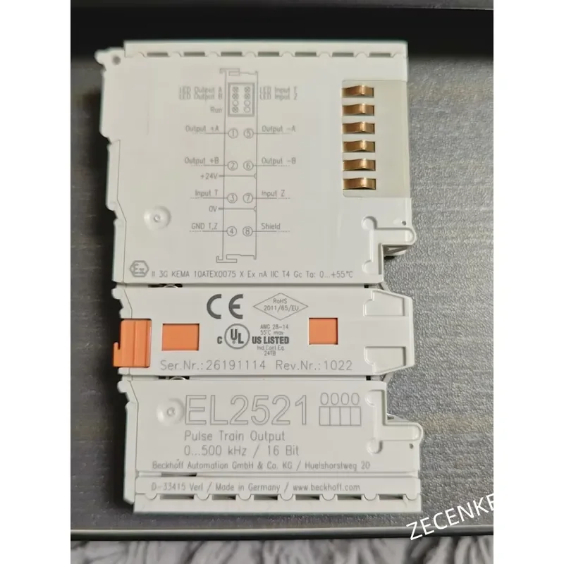 EL2521 Beckhoff NEW in Box PLC Slice I/O 1 Channel Pulse Train Output Module