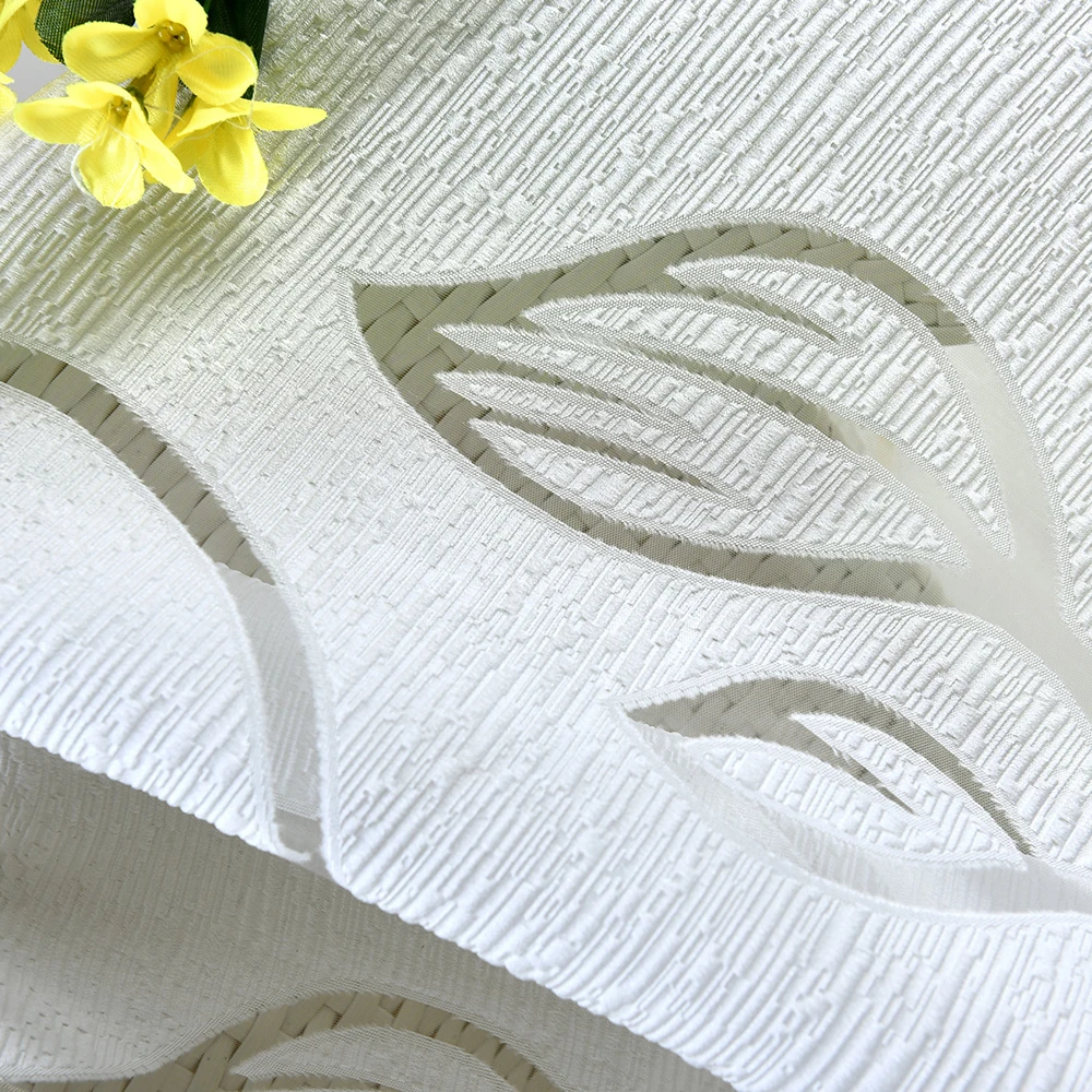 

Floral Gauze Curtains Polyester Washable Long Lasting Romantic Room Divider Home Decoration Window Screening Living Room