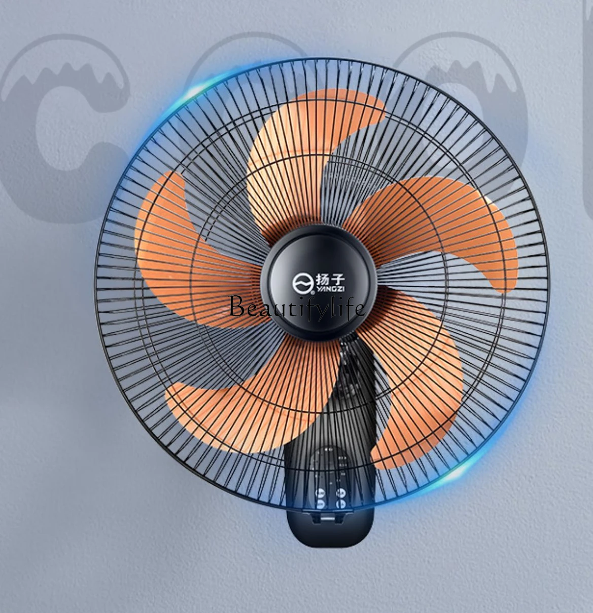 Turbine Industrial Household Large Wind Dormitory Ultra-Quiet Wall-Mounted Fan Commercial Use