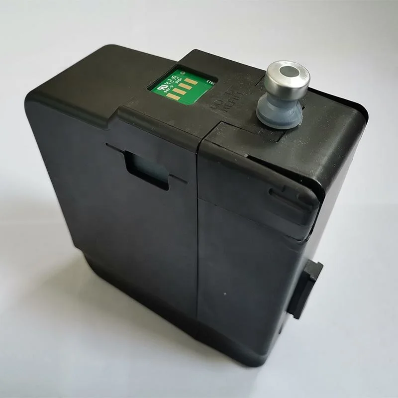 Empty ink solvent cartridge with chip 750ml use for Videojet 1210 1220 1510 1520 1550 1610 1620 inkjet coding printer
