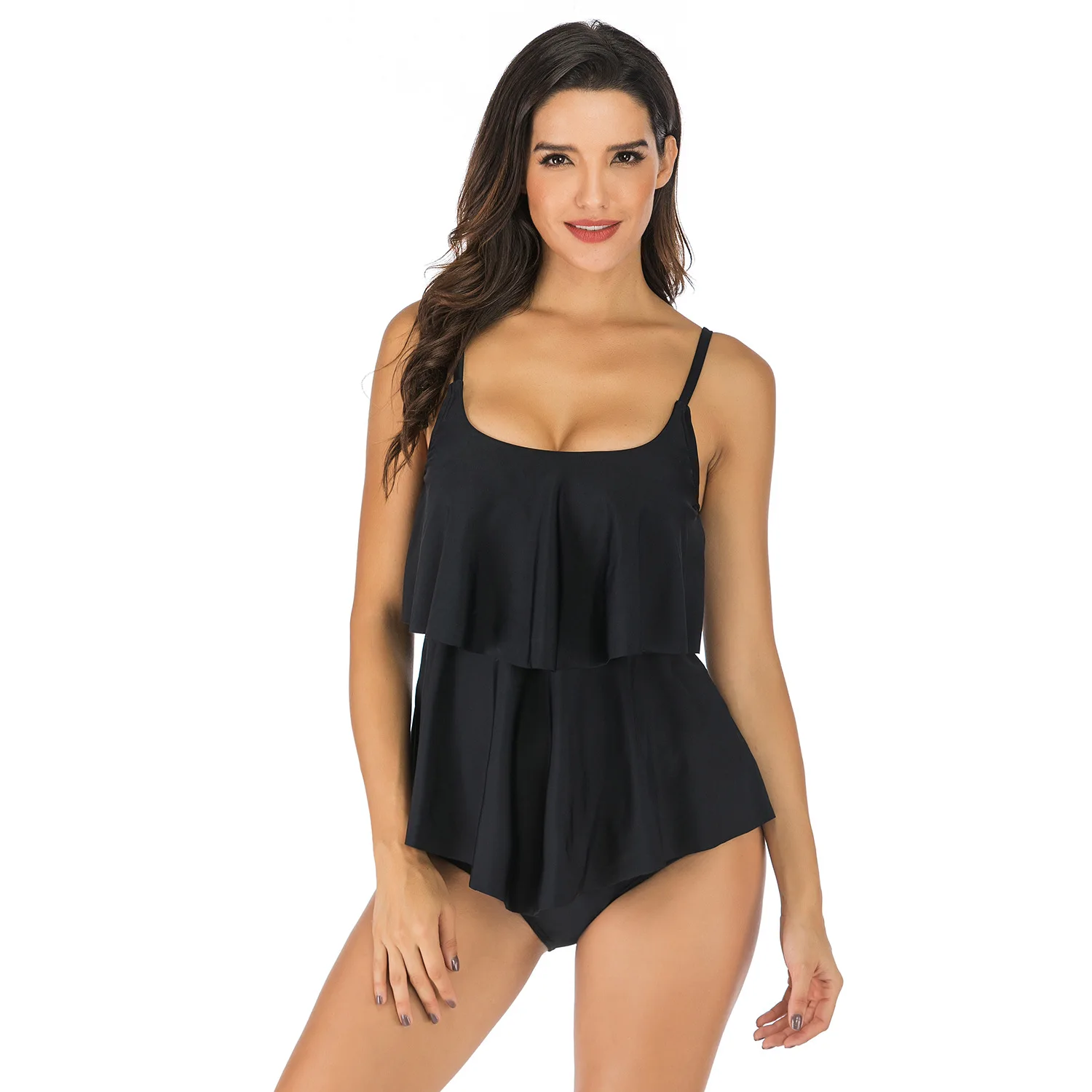 

Однотопный европейский и американский купальник с принтом, консервативный разделенный купальник, женский купальник