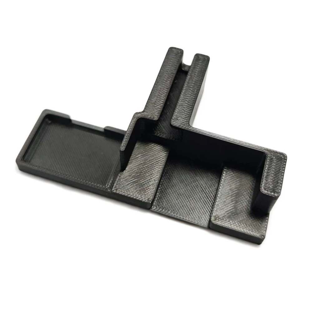 

For DJI Mic Mini Charging Station Stand Holder 3D Printed with Cable Management Slot for Receiver and Transmitter Black