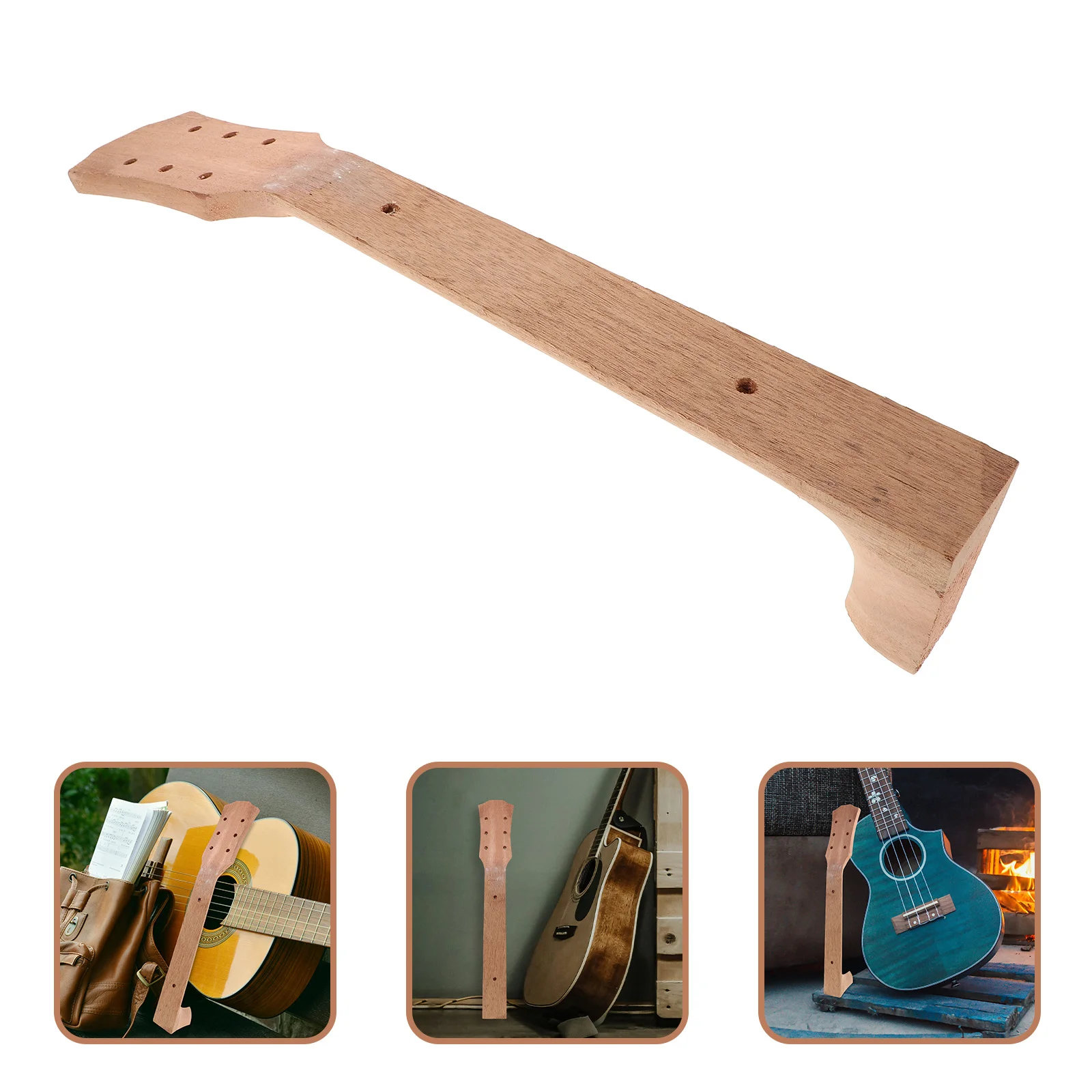 

Electric Guitar Necks Replacement Guitar Neck Diy Wood Double Neck For Acoustic Classical Guitars Enhanced Sound Fretboard