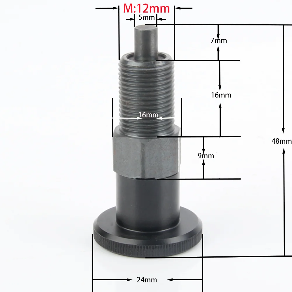 Carbon Steel Indexing Pin Fixed Position Locking Pin Gunther Stop Pin Safety Pin Pull Knob Index Plunger