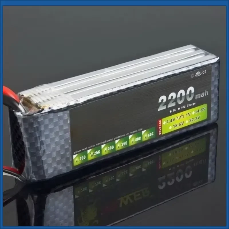 High Performance 11.1V 3S 2200mAh 35C Lipo Battery For Car Robot Helicopter Drone rechargeable battery
