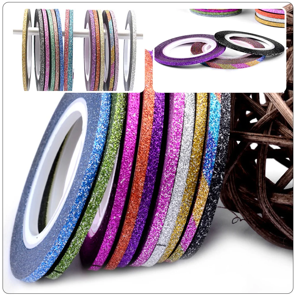 

30pcs Strip Tapes Striping Tape Lines Manicure Striping Tape For Diy Art Decoration Festival Party Holiday Use Safe Material