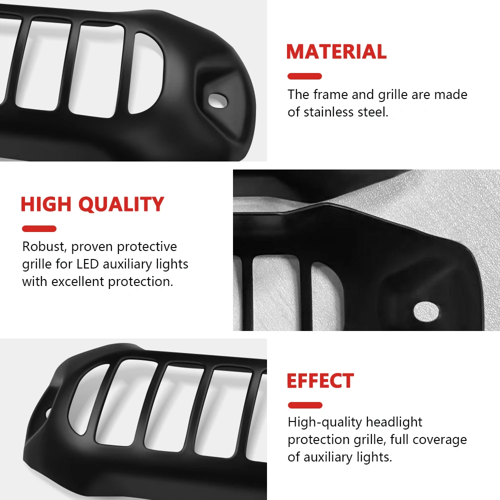 For R1300GS ADV R 1300 GS Adventure 2024 2025 Turn Signal Protector Grille Mesh LED Auxiliary Light Cover Motorcycle Accessories