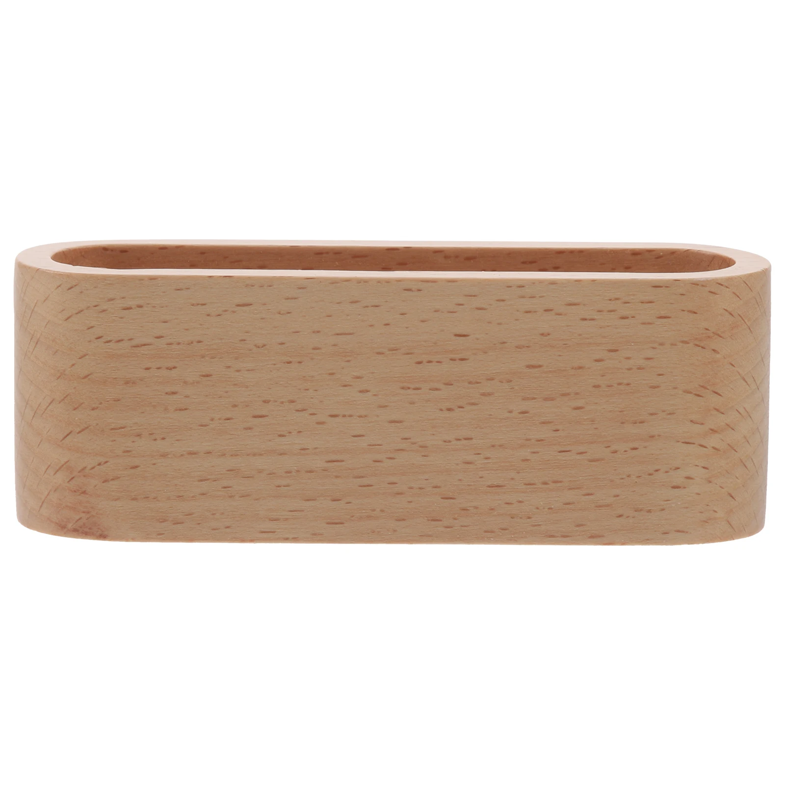 

1pcs Wooden Business Card Holder Sturdy Desk Organizer Storage Box for Office Home DisplayWood Cards Stand