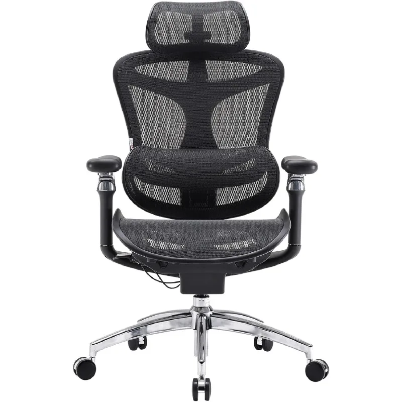 SIHOO Doro C300 Pro Ergonomic Office Chair with Ultra-Soft 6D Armrests, Dynamic Lumbar Support, Seat Depth Adjustment