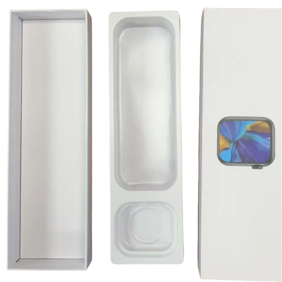 

100pcs‌ Custom Branded Box for Smart Watch Band Straps‌ Premium Printed Paper Gift Packaging with Secure Retail Ready Design w25