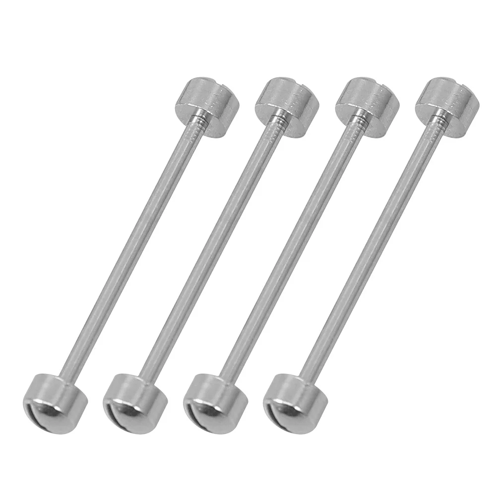 

4Pcs Watch Screw Tube Rods Steel Strap Connection Parts 20mm Replacement Lug Pins Watch Repair Accessories Steel Rod Watchmaking