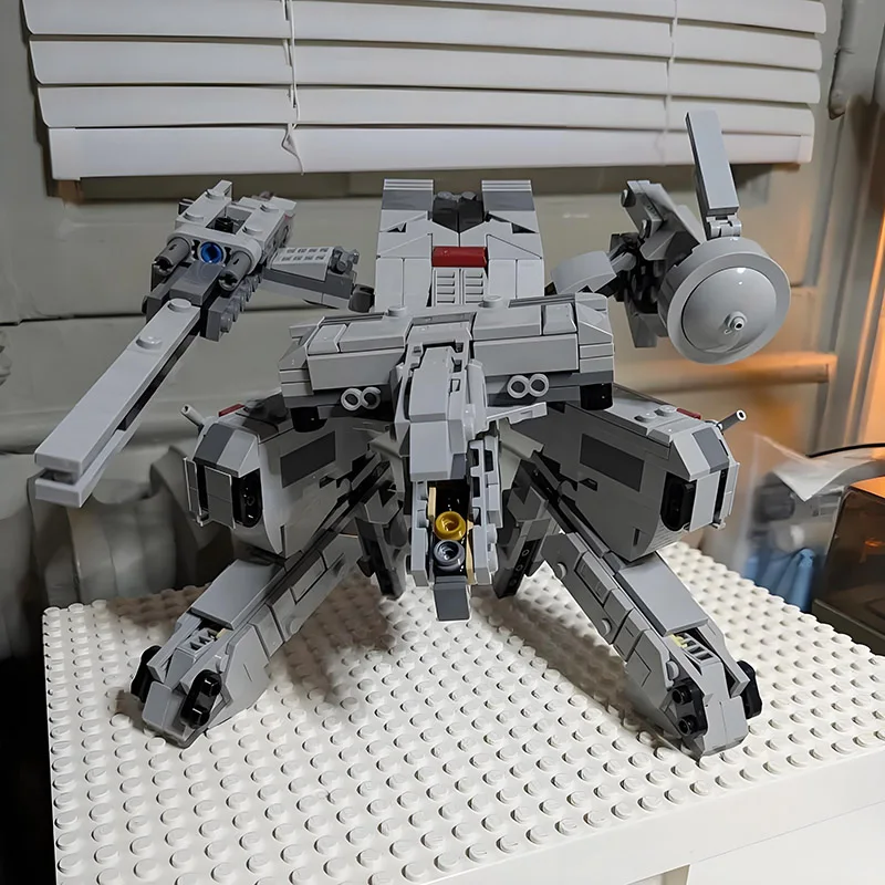 MOC Metal Gear Rex Building Blocks Modello FAI DA TE Icone MOC Serie 582PCS Mech Robotica Creativo Per Bambini Giocattoli Regalo Solido Assemblare Mattoni