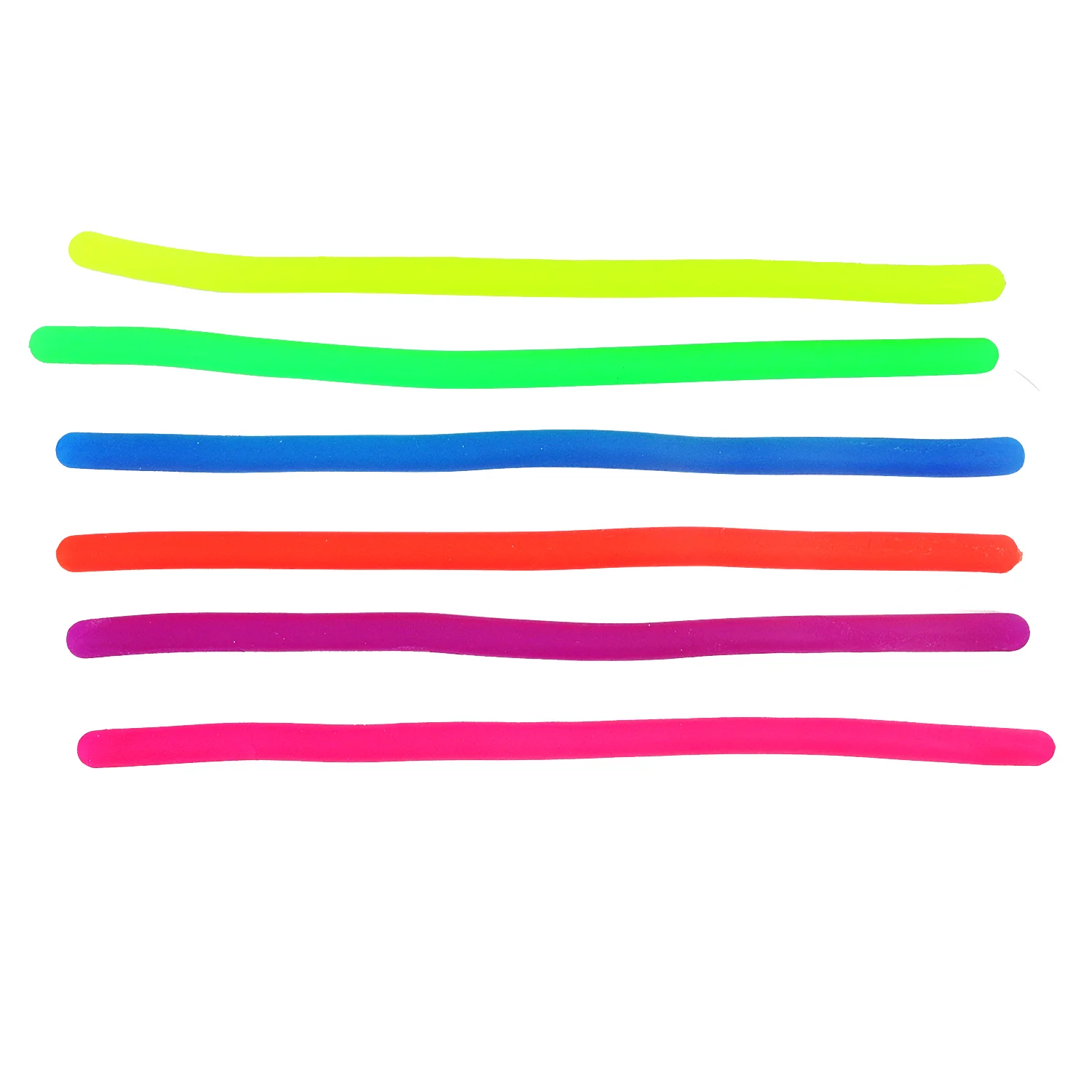 

Color visual sensory decompression TPR soft rubber noodle elastic rope toy, DIY release and decompression tension noodles