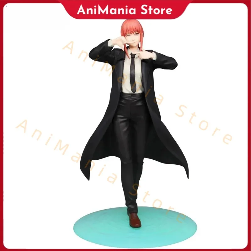 

В наличии Chainsaw Man Makima Kawaii Doll 21 см, оригинальная экшн-фигурка аниме, модель из ПВХ, коллекционные игрушки, подарок ребенку
