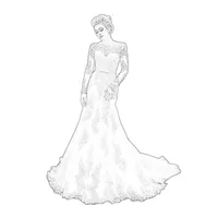 Tarifa de enlace personalizado del vestido de novia o tarifa de envío rápido