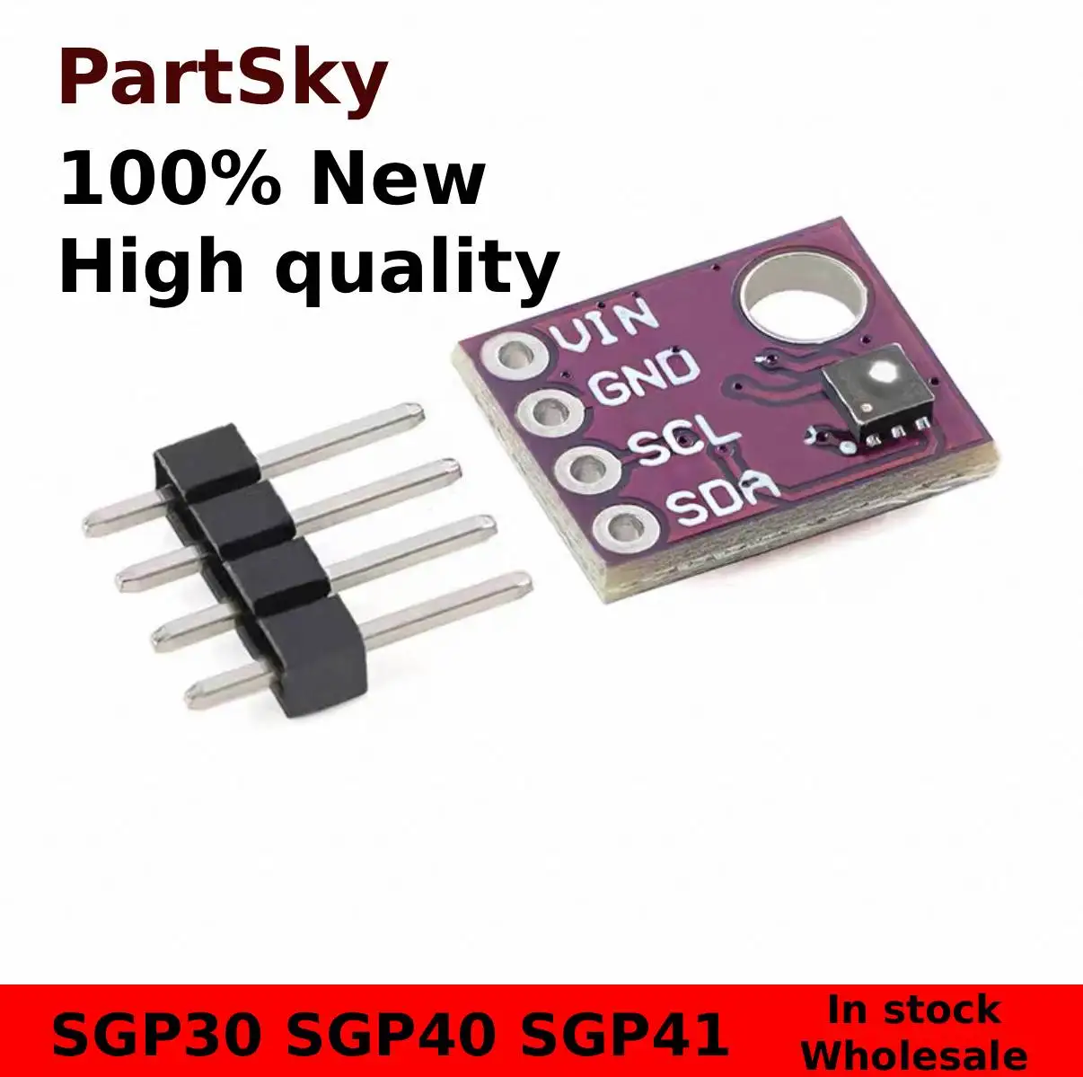 1pcs NEW SGP30 SGP40 SGP41 Gas Sensor Module Air Quality TVOC eCO2 Carbon Dioxide Measurement Module IN STOCK