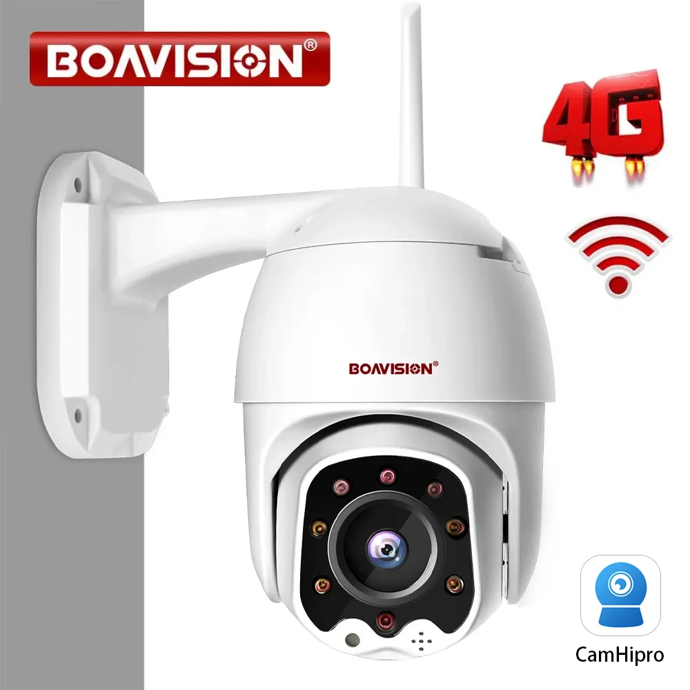 

IP Camera wifi 4G Sim card 1080P Wireless PTZ Camera Dome 2MP CCTV Security Outdoor IR 30M Two Way Audio P2P CamHi