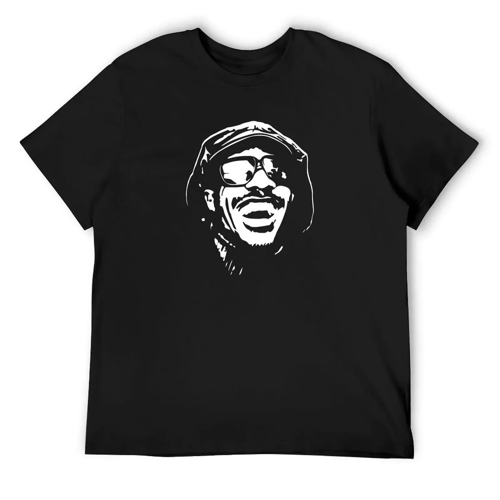 

Stevie Wonder portrait T-Shirt baggy shirts Clothing cotton graphic tees oversized t shirt anime shirts men