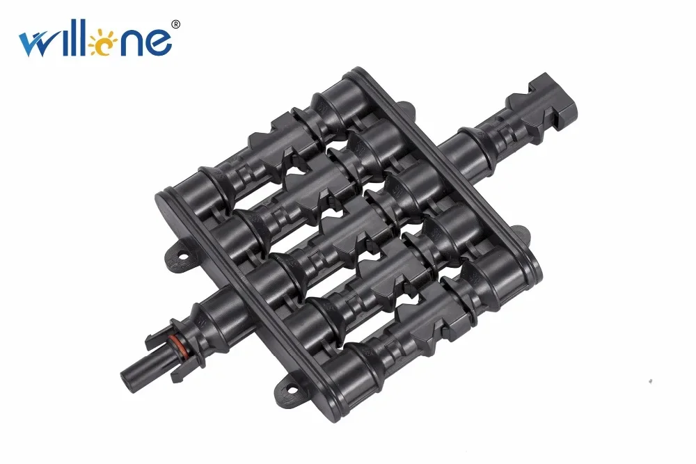 

Willone 10 pair free shipping 5 to 1 T Branch 30A Solar Panel Connector Cable Coupler Combiner Panel Wires Connection