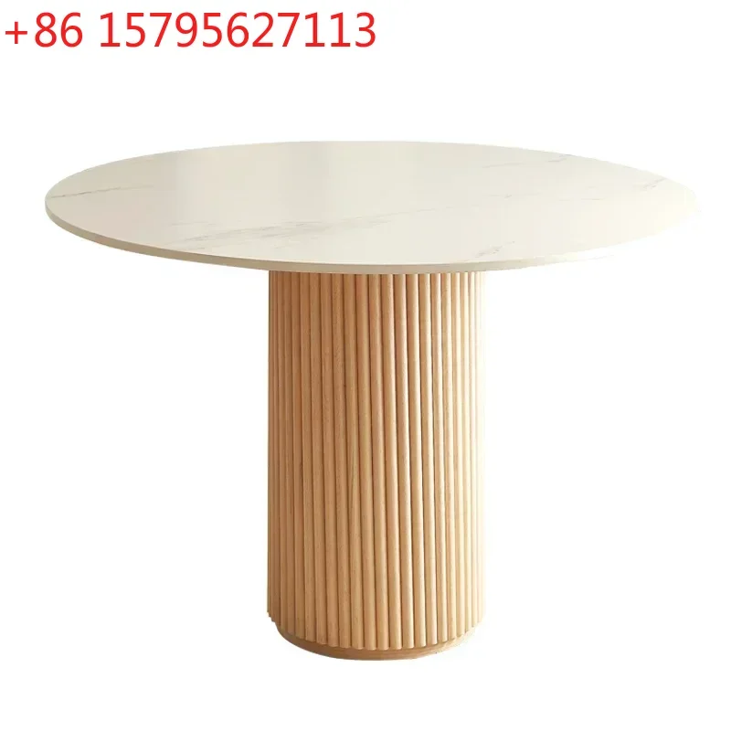 

Обеденный стол из массива дерева в скандинавском стиле, столешница из сланца и мрамора, каменный обеденный стол, журнальный столик, стол в стиле «нет-ред»