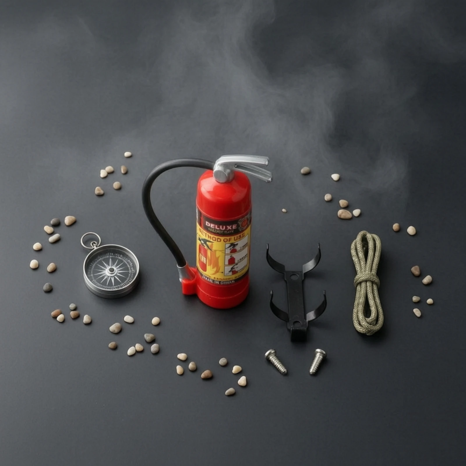 Fire Fire Suppressor with Bracket Mountable Fire Fire Suppressor with Sticker Accessory Easy to Install Attractive