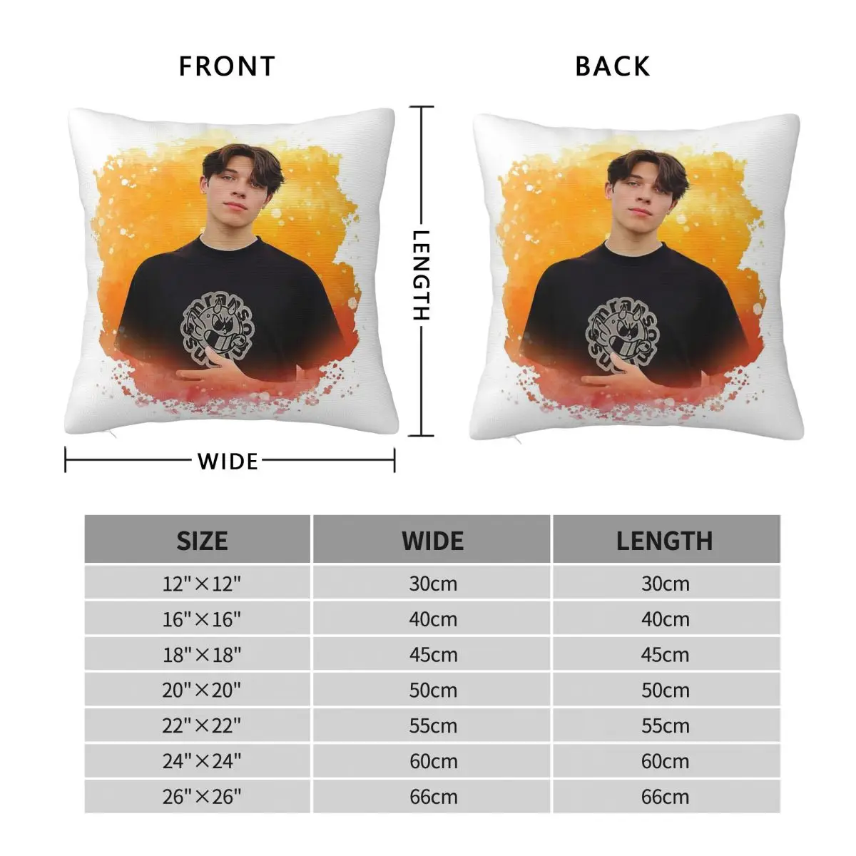 Matt Sturniolo Pillowcase Polyester Linen Velvet Pattern Zip Decor Pillow Case Home Cushion Cover