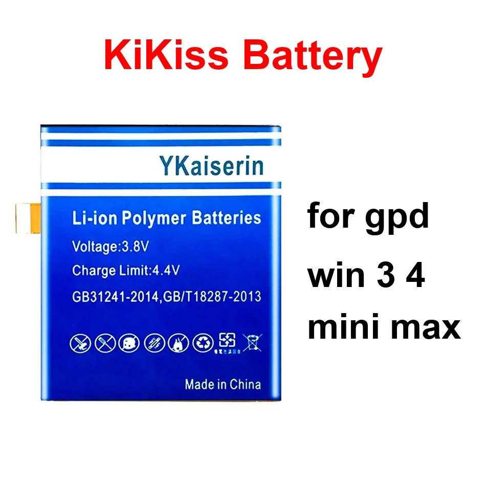 

Аккумулятор для ноутбука Stable 4139D5 565774-3S AEC634791-4S1P 4400-4900 мАч для GPD Win 3 4 Mini Max