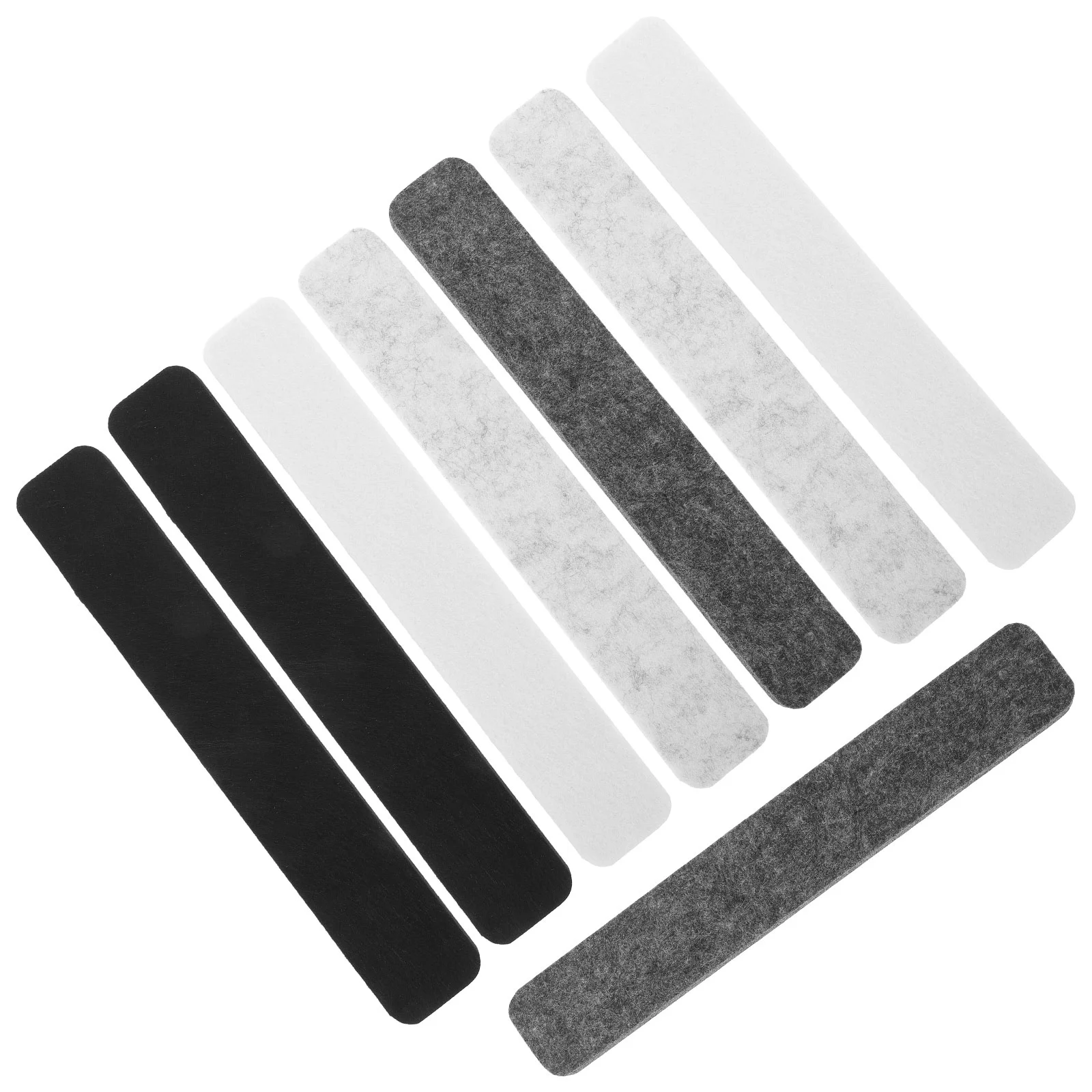 

8 Pcs Felt Bulletin Board Tile Pin Boards for Walls Decorate Bar Strip Memo Strips Notepaper Office