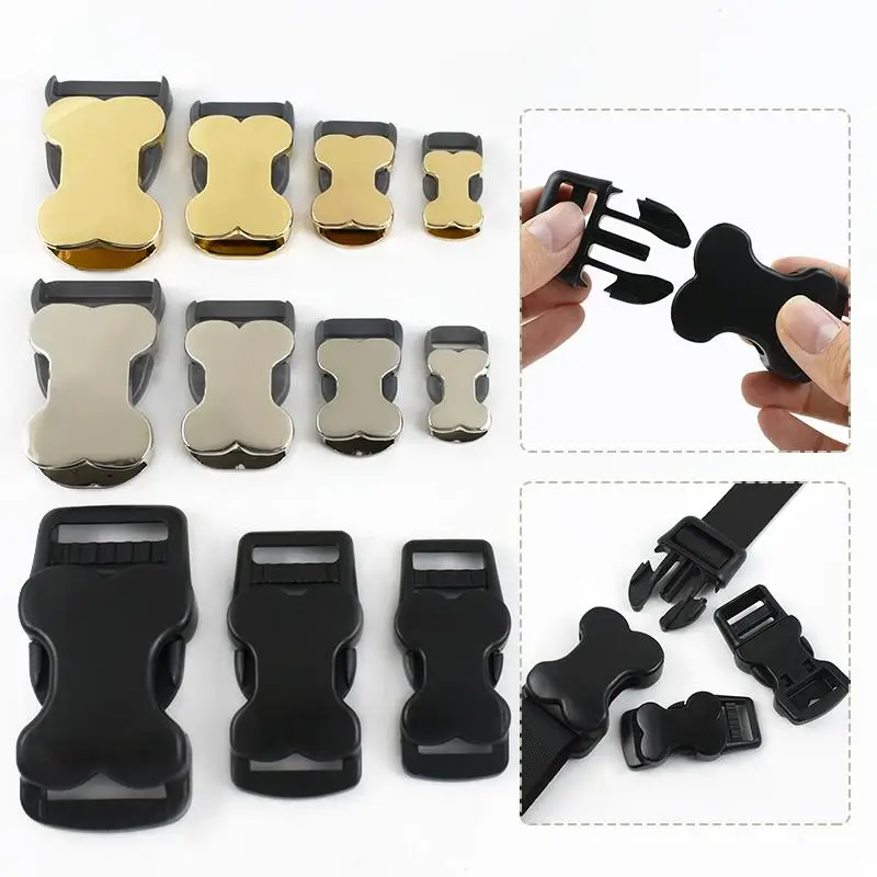 

2/5Pcs 10-25mm Backpack Side Release Buckles Dog Collar Buckle Webbing Strap Insert Clasp Luggage Belt Closure Hook Bag Hardware