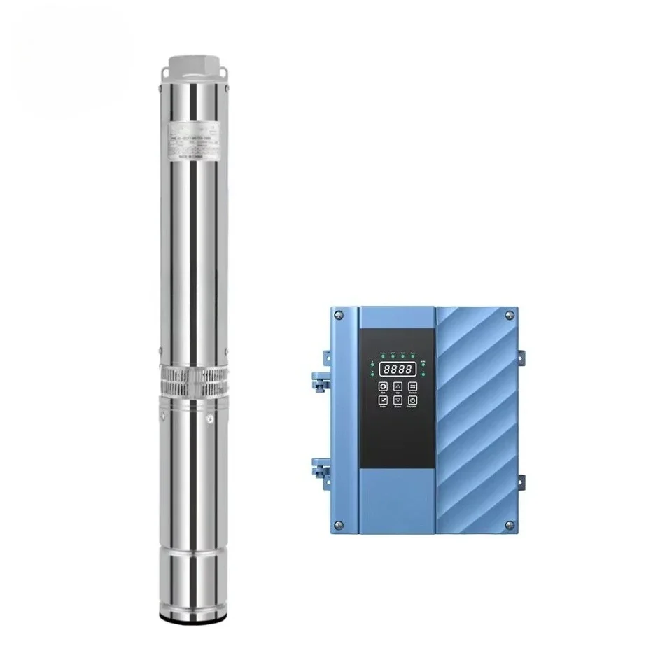 

High Speed 3 H P Submersible Water Pump DC Solar Water Pump for Deep Well Efficient Water Pumping System
