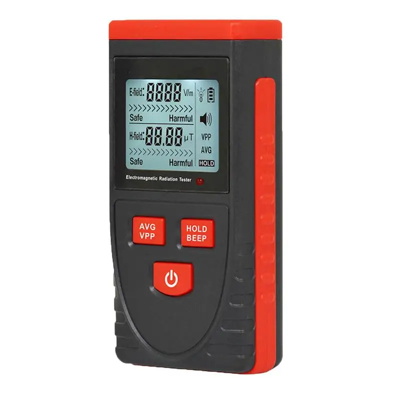 Nuclear Radiation Meter Handheld Electromagnetic Radiation Detector LCD Digital EMF Meter Hunting Equipment Paranormal Equipment