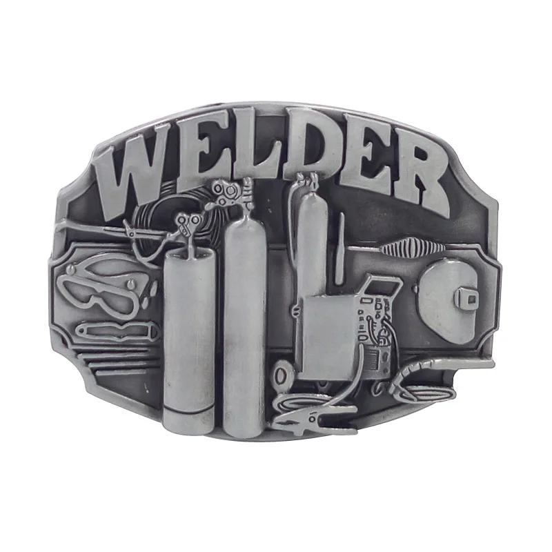 

T-DISOM Men's Retro Welder Design Belt Buckle Fashion Accessory