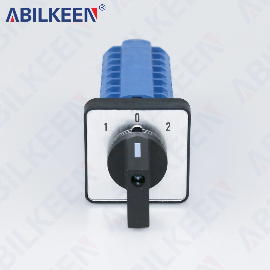 ABILKEEN 1-0-2 ثلاثة موقف 8 قسم مقبض دوار كام التبديل 440 فولت 20A تحميل العالمي التحول مفتاح دوار مع 32 دبوس