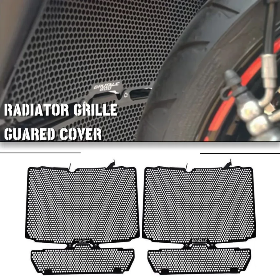 

For MV Agusta Turismo Veloce 800 Veloce800 RC Lusso SCS 2018 2018 2019 2020 2021 2022 2023 Radiator and Oil Cooler Guard Set