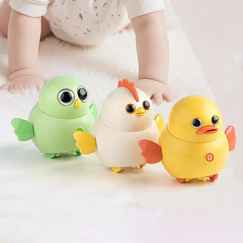6 ชิ้นน่ารักแกว่ง Chick ของเล่นแม่เหล็กไฟฟ้าเดินสัตว์ Chick ของเล่นตลกก่อนวัยเรียนกิจกรรมการศึกษาเด็กเดินทางเกม