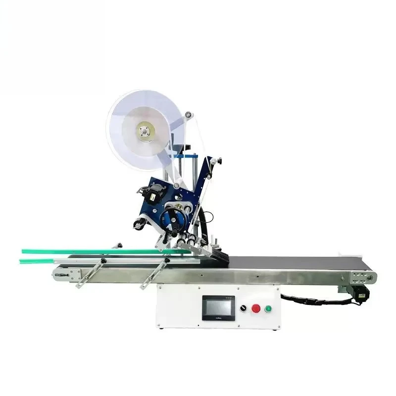 Best Price Fully Automatic Commercial Desktop Round Bottle Label Applicator Drink Glass Jar Can Stickers Labeling Machine