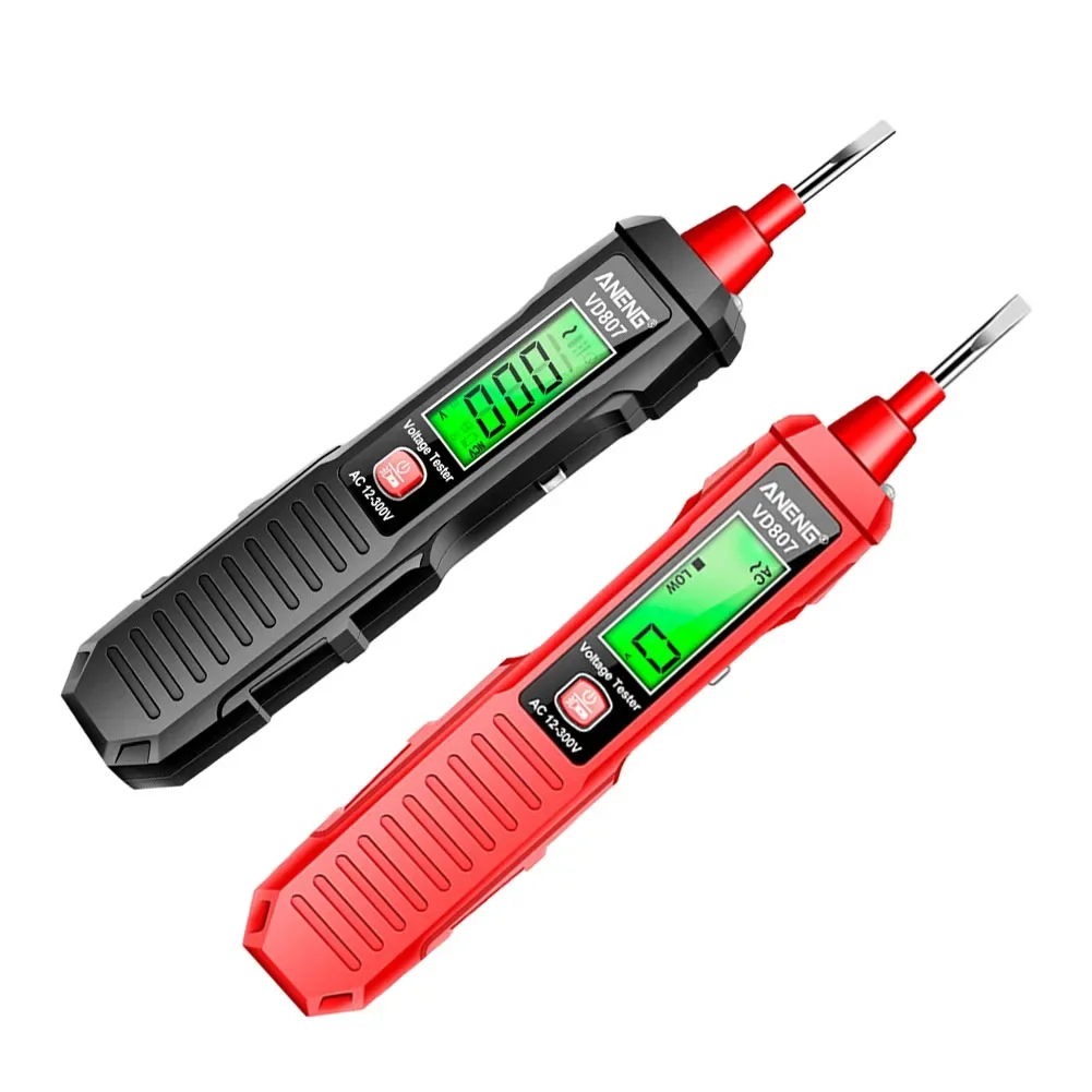 1pc VD807 Induction Power Digital Display Electric Test Pen Live Wire Test Sound Light Alarm Night Measurement Work Tools